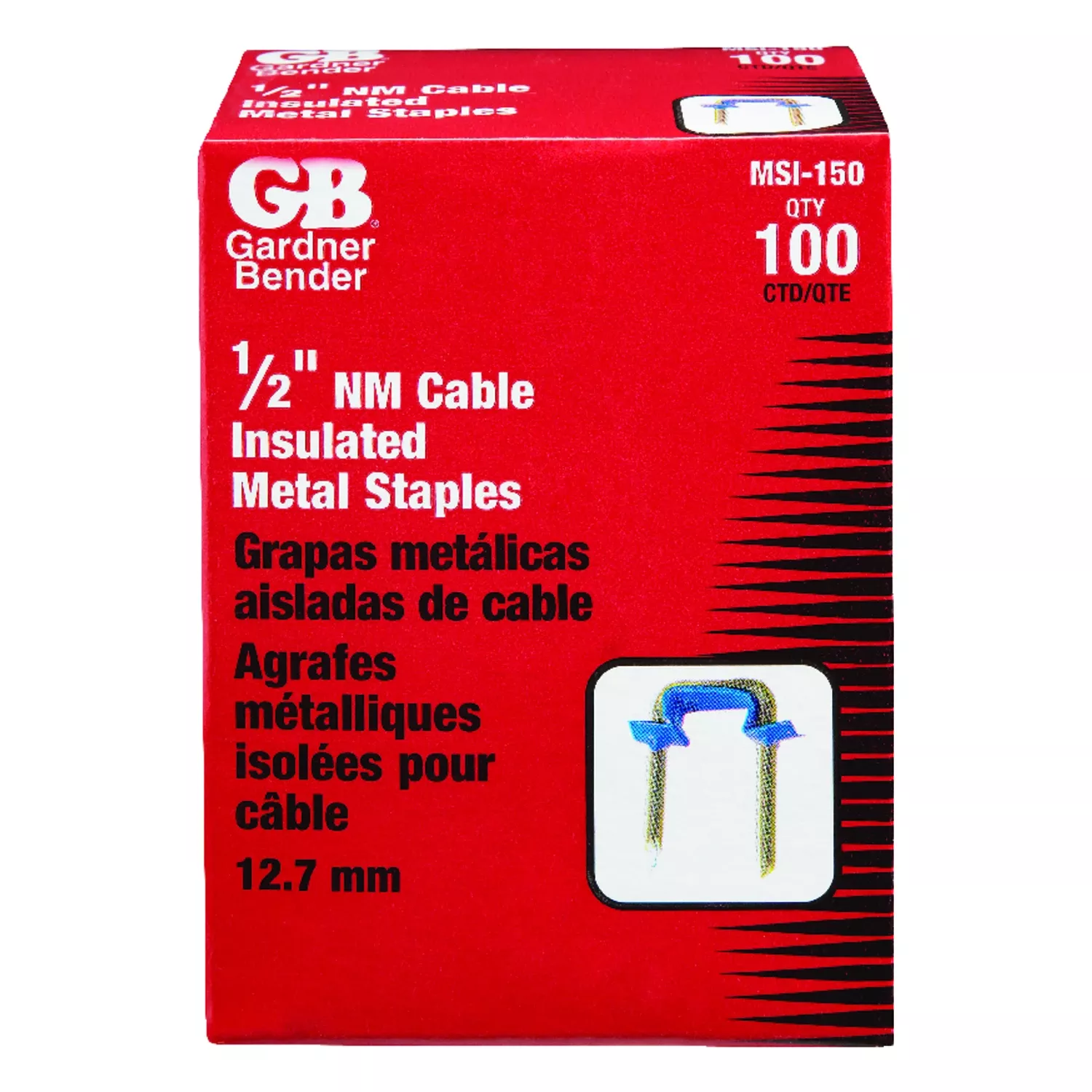 1/2 In. Steel Cable Staple (100-count)