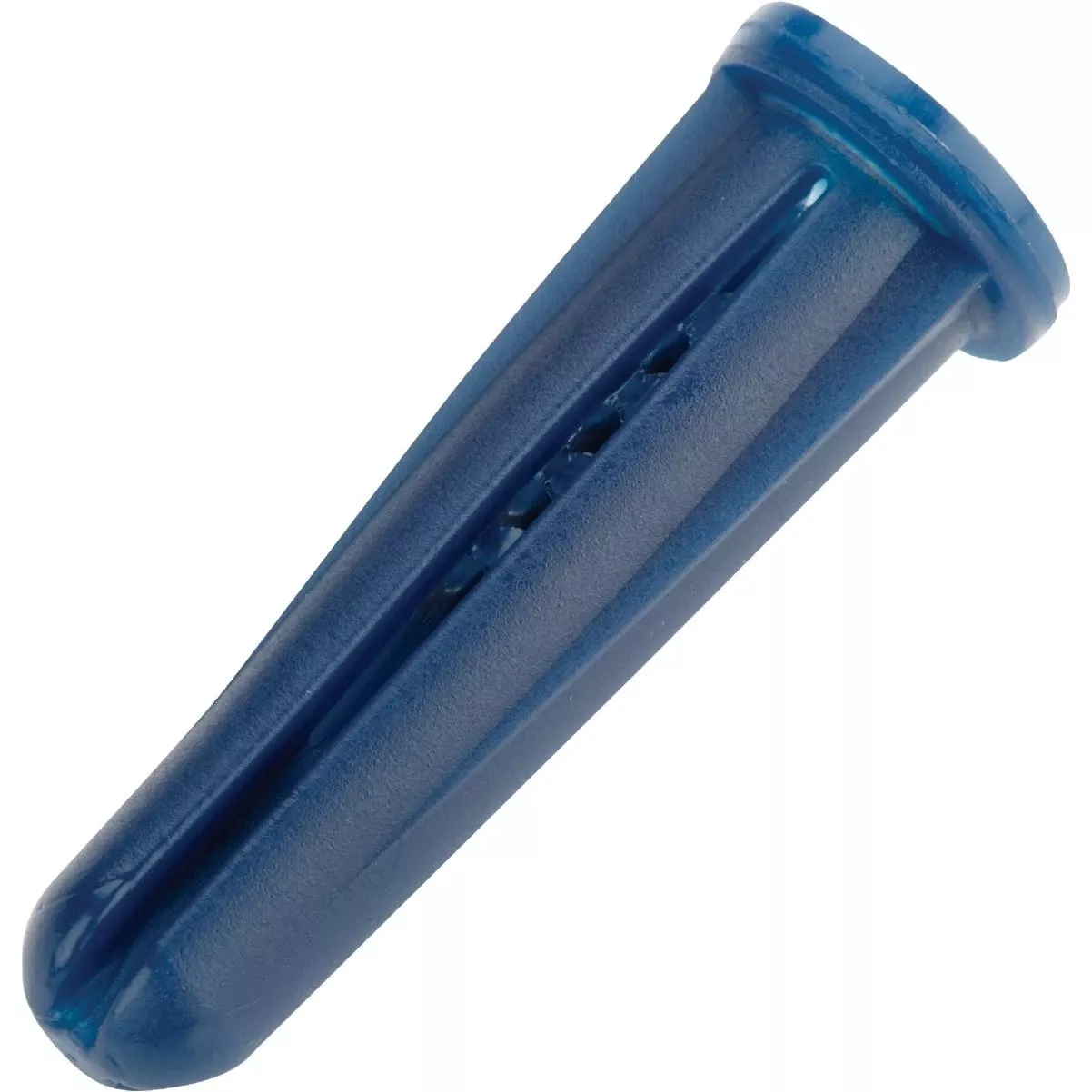 #10 - #12 Thread X 1 In. Blue Conical Plastic Anchor (100-count)