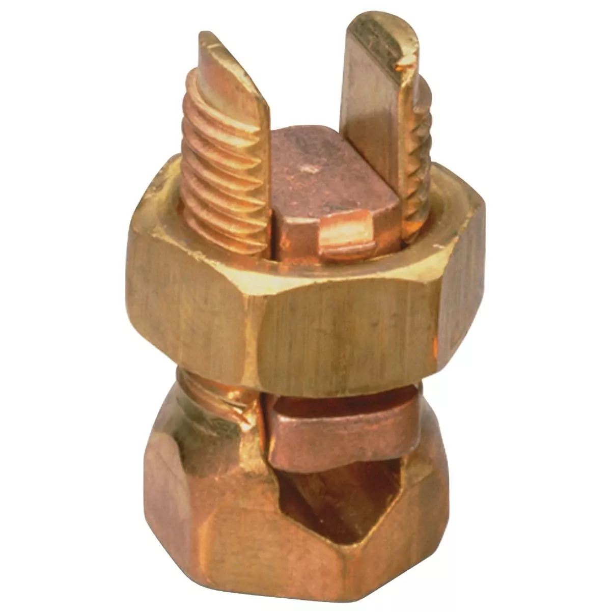 #10 Sol/str To #8 Sol/str Copper Alloy Split Bolt Connector