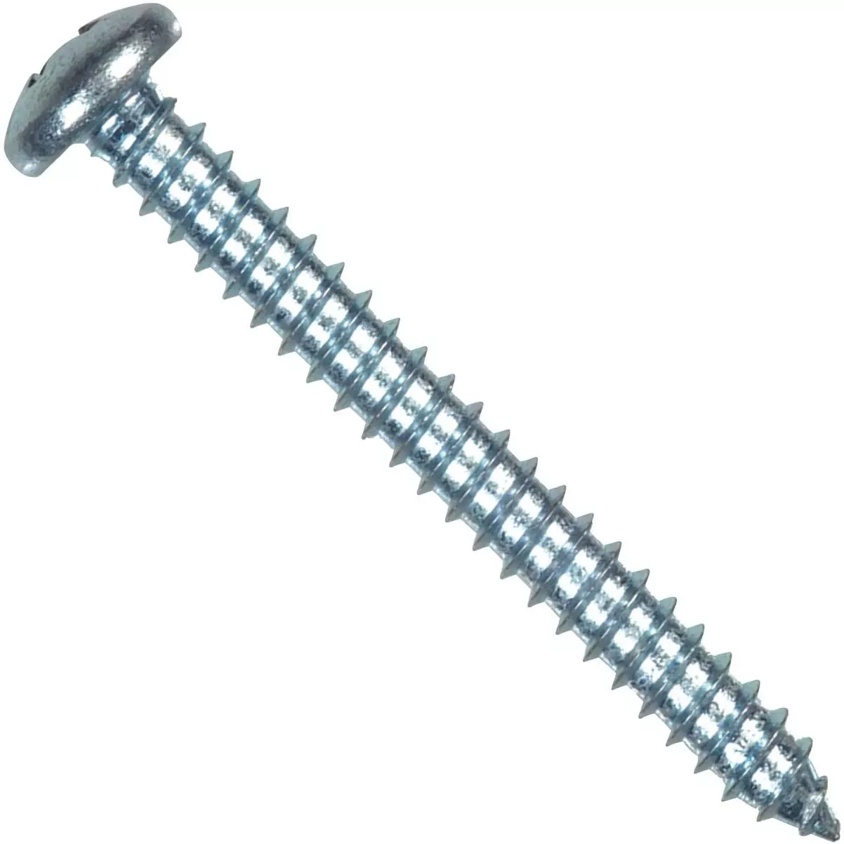 #10 X 1 In. Phillips Pan Head Zinc Sheet Metal Screw (100-count)