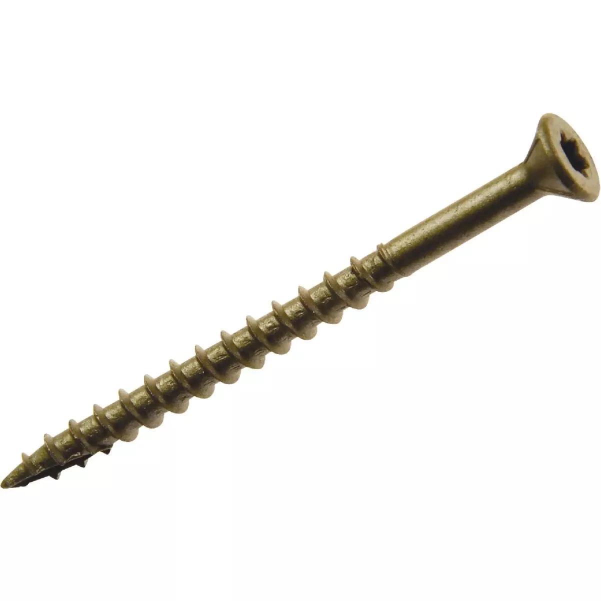 #10 X 3-1/2 In. Gold Star Bugle-head Wood Exterior Screw (5 Lb. Box)