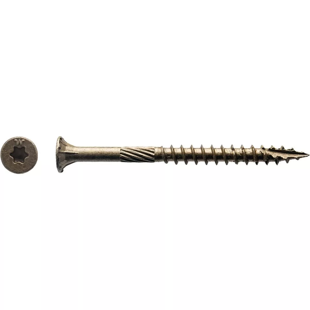 #10 X 3 In. Bronze Flat Head Wood Screw (1500-count)