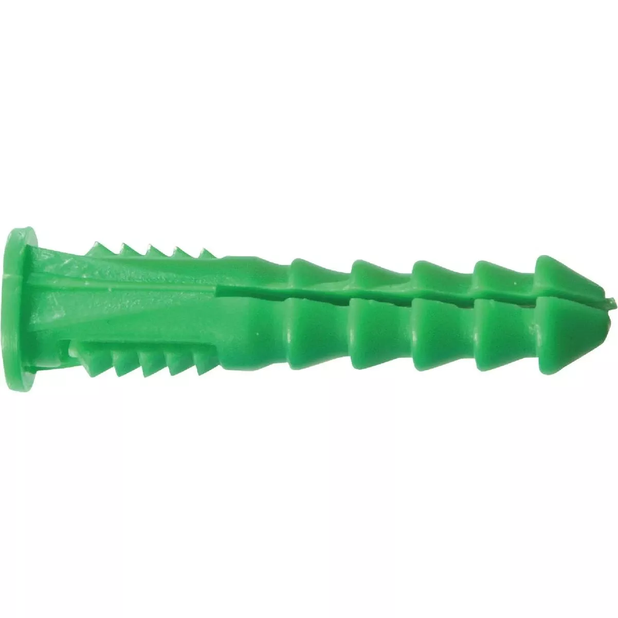 #12 - #14 - #16 Thread X 1-1/2 In. Green Ribbed Plastic Anchor (50 Ct.)