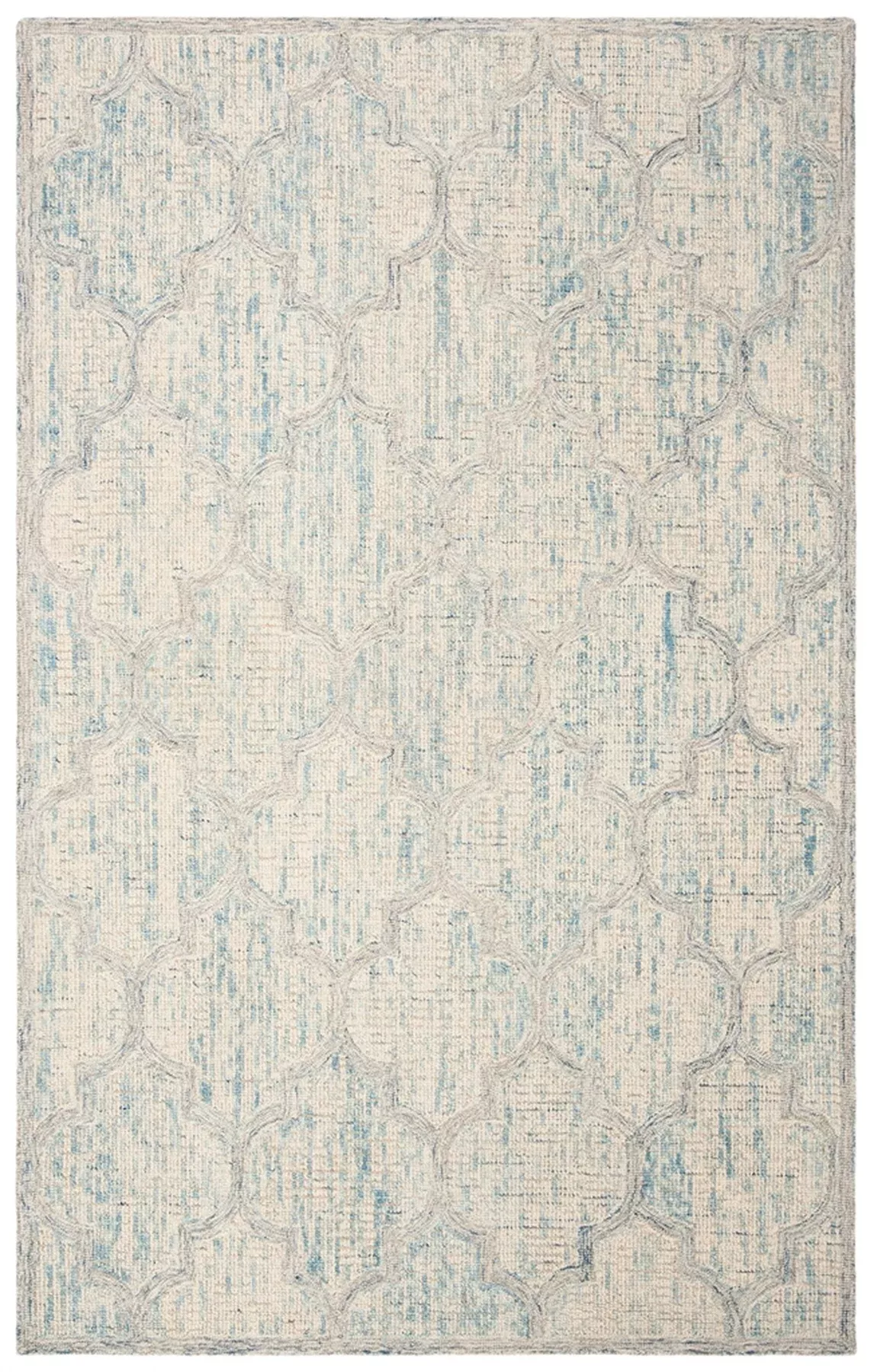 Abstract Hand Tufted Wool Pile Rug – Luxurious 7MM Thick Design for Elegant Home Décor and Comfort