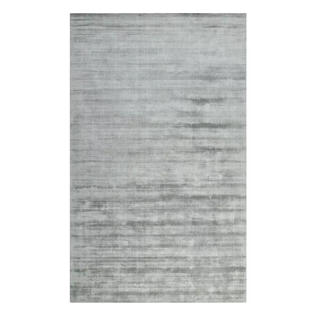 Affinity Hand-Loomed Transitional Area Rug – Luxurious Art Silk, Striped Design for Stylish Spaces