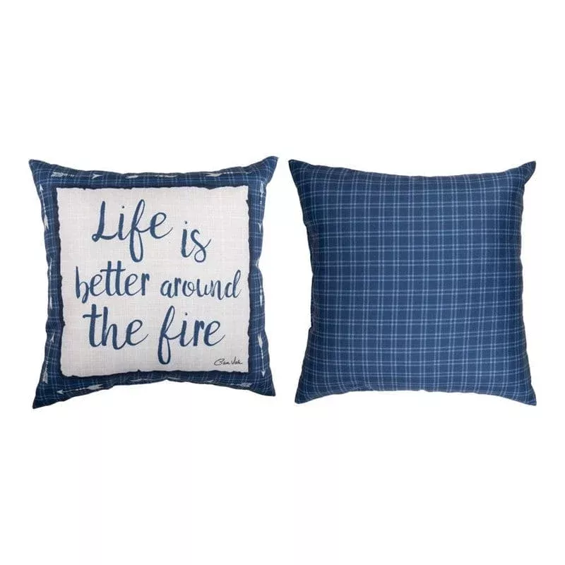 Around The Fire Pillow