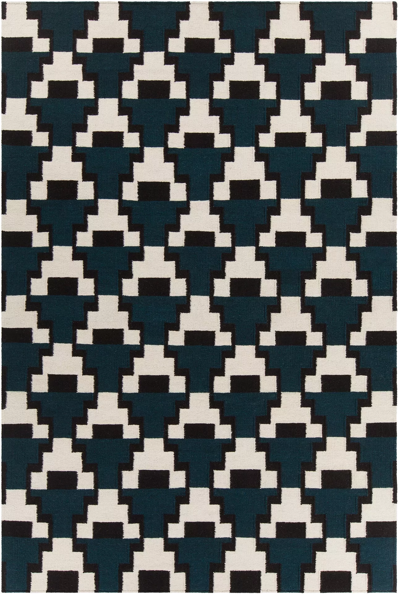 Avon 100% Wool Hand-Woven Flatweave Rug – Luxurious Contemporary Design for Any Interior Space