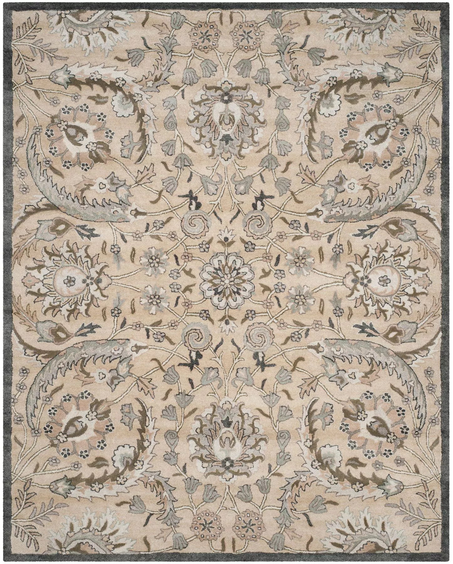 Bella Hand-Tufted Viscose Area Rug from India – Luxurious Style with 12mm Pile Height for Any Space