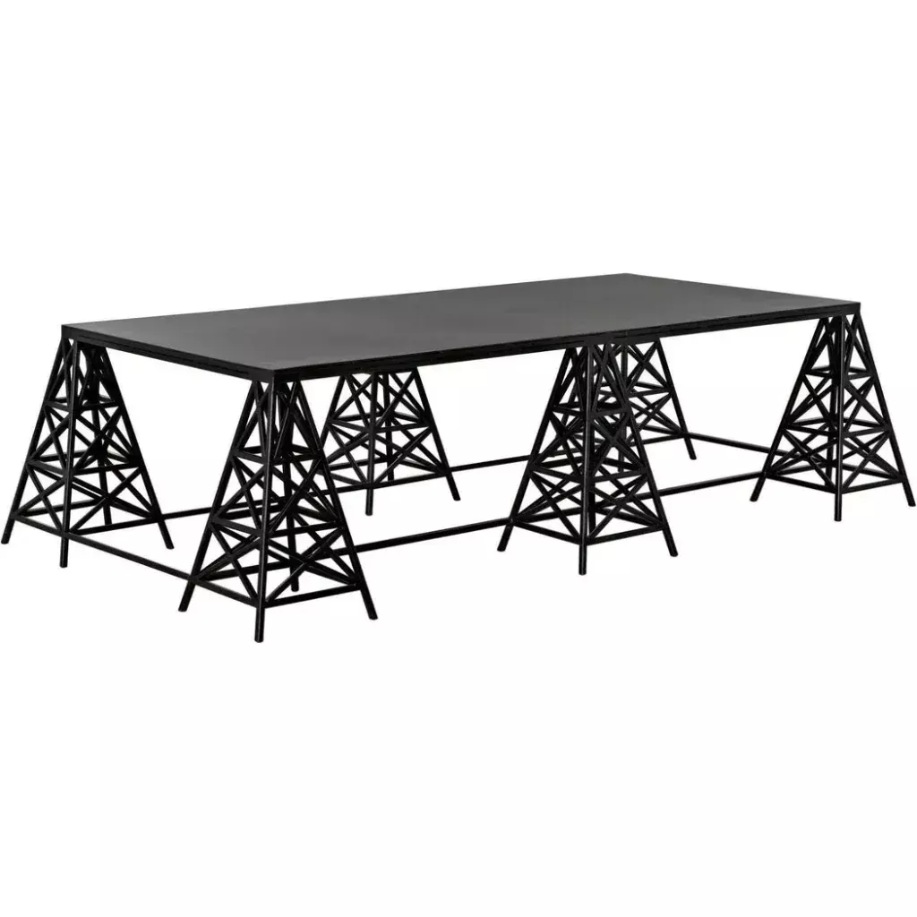 Brixton Steel Black Coffee Table