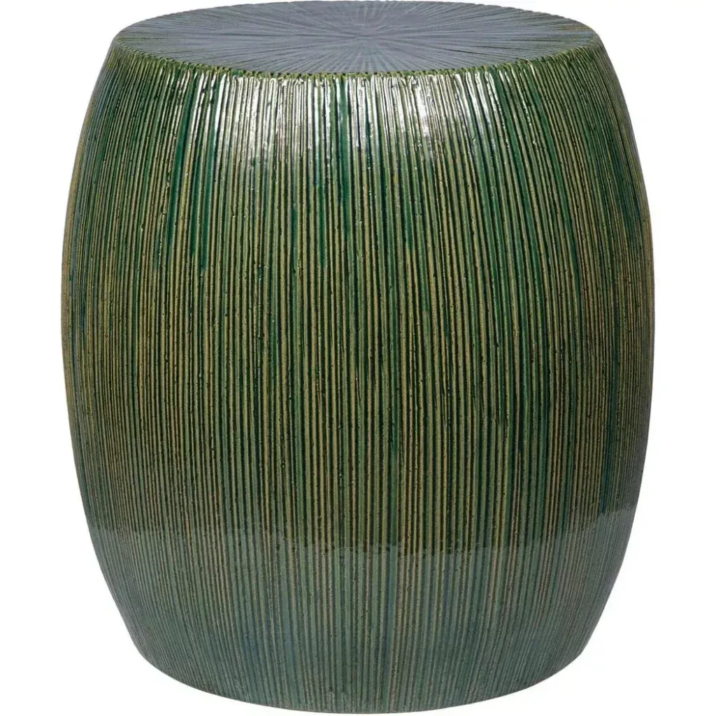 Bud Accent Table Green Outdoor End Table Garden Stool