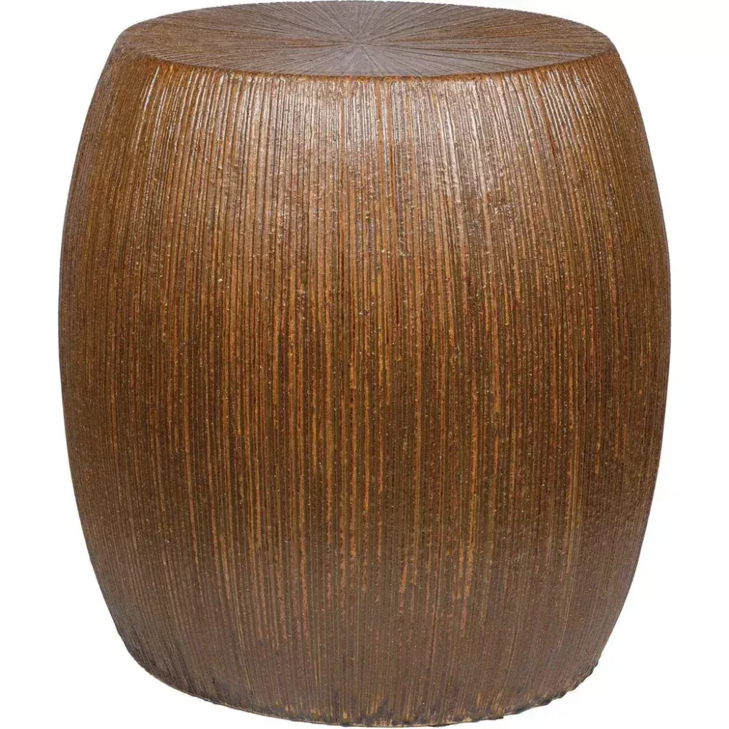 Bud Accent Table Red Outdoor End Table Garden Stool