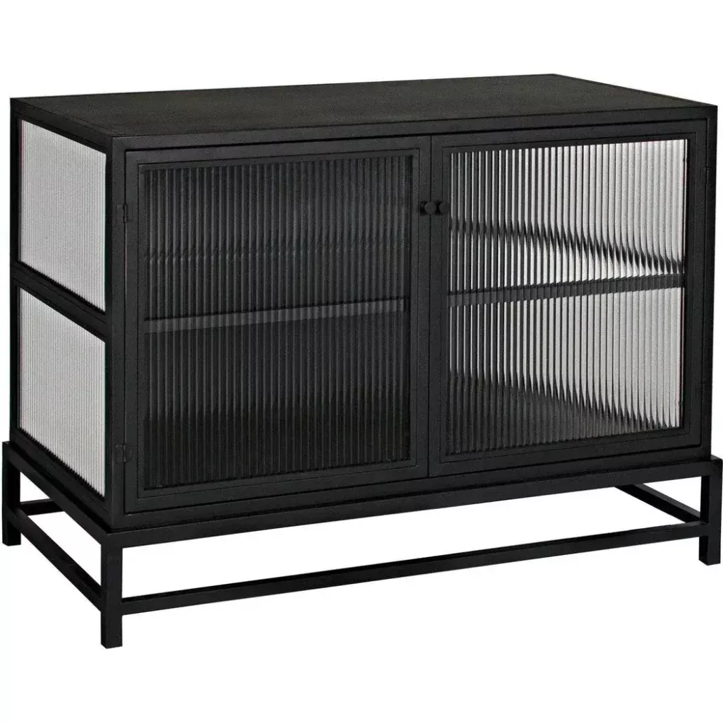 Chandler Two Doors Black Cabinet