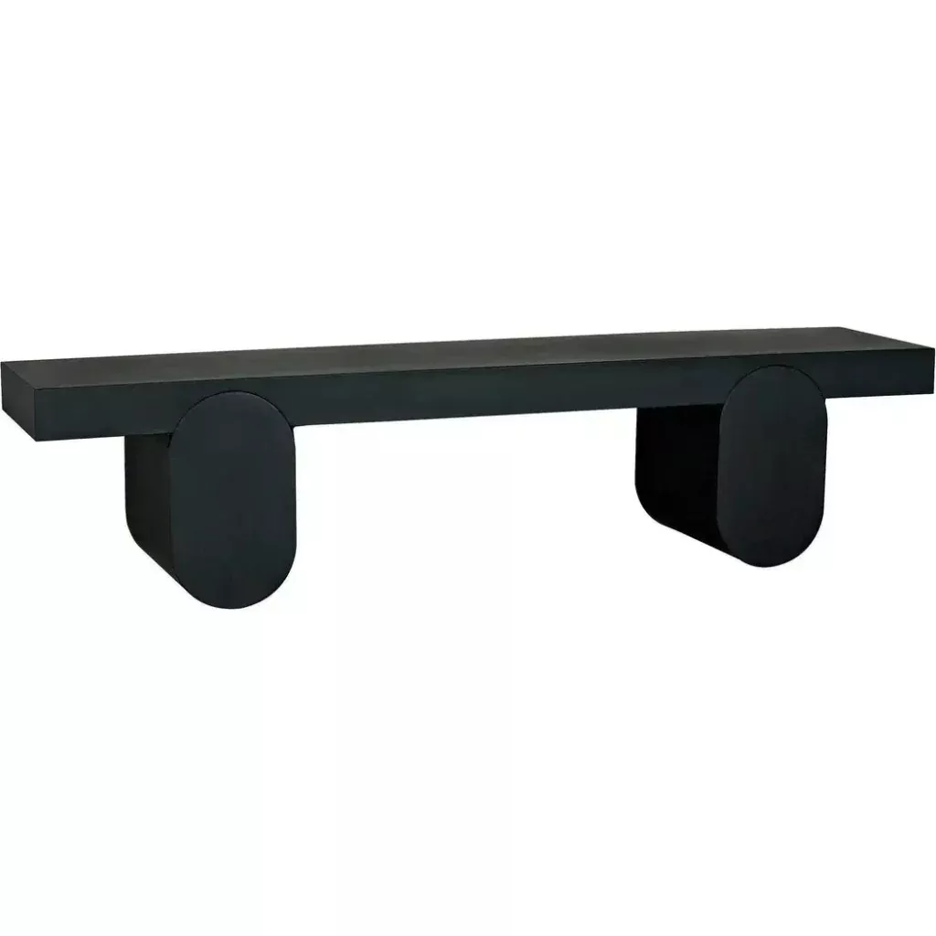 Evora Black Metal Coffee Table