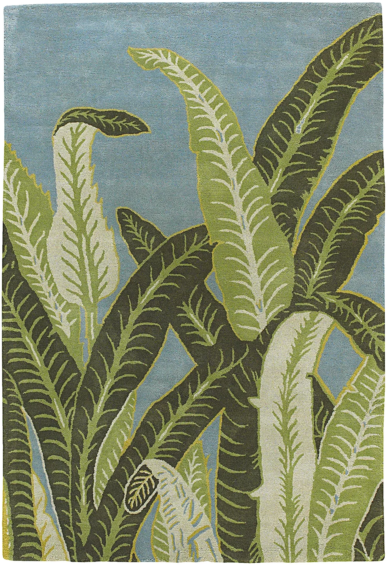 Kronos 100% Wool Hand-Tufted Contemporary Rug for Luxurious Interior Décor and Comfort