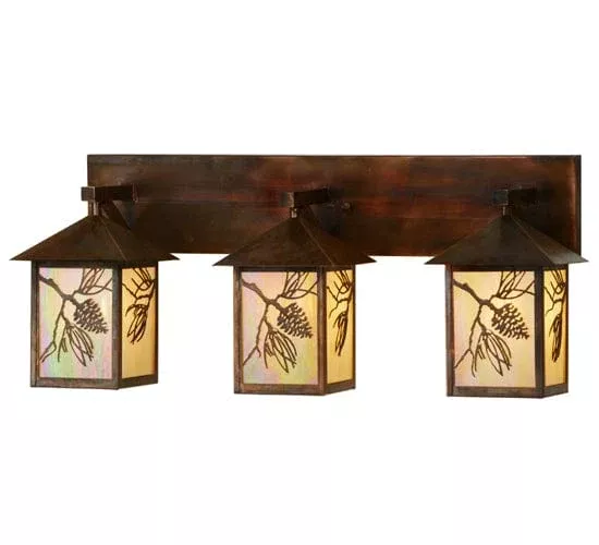 Shaded Pines 28.5" Vanity Light