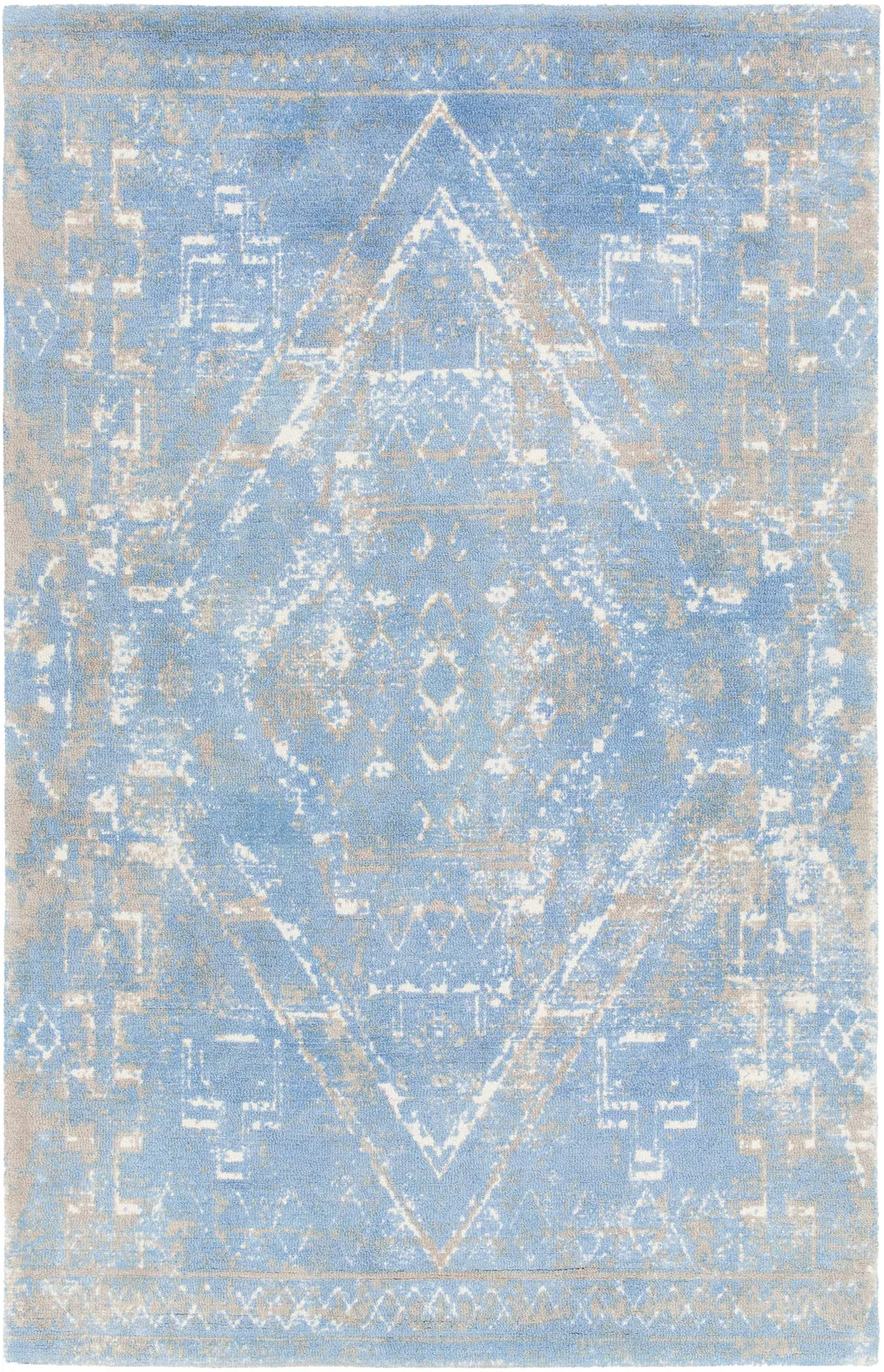 Tayla Exquisite Hand-Tufted 100% Wool Traditional Rug for Luxurious Interior Décor Enhancements