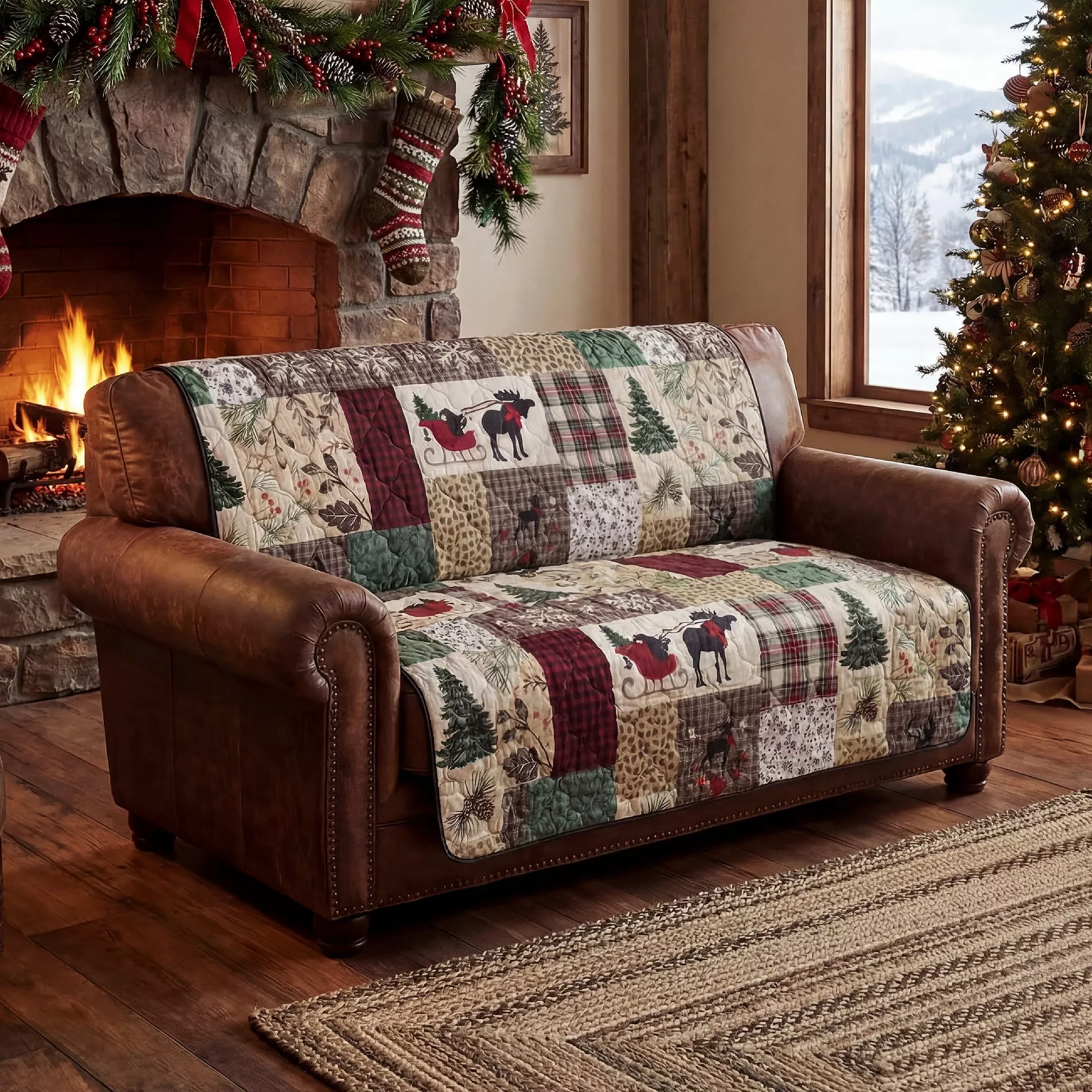 'Tis The Season Loveseat Cover
