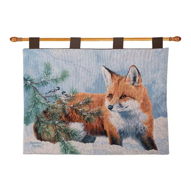 Winter Snows Fox Wall Hanging