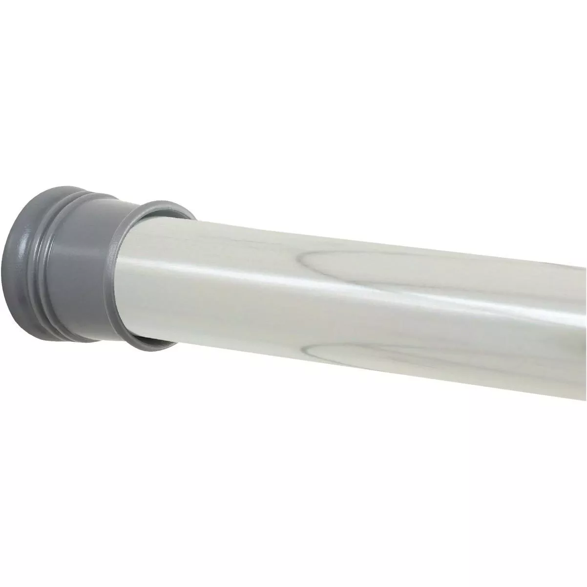 Zenna Home Straight 24 In. To 40 In. Adjustable Tension Shower Rod In Chrome