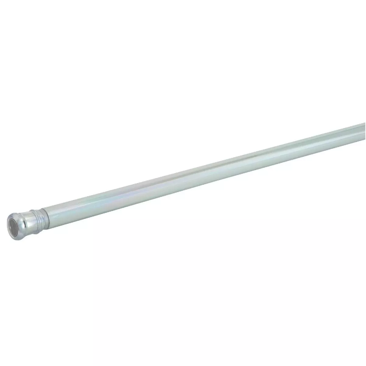 Zenna Home Straight 42 In. To 72 In. Adjustable Tension Shower Rod In Chrome