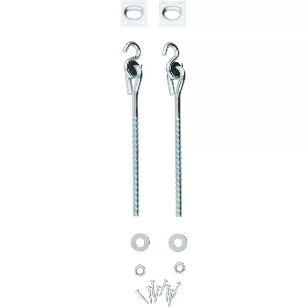 Zinc Plated With Weatherguard Steel Bolt Swing Hanger Kit (2-pack)