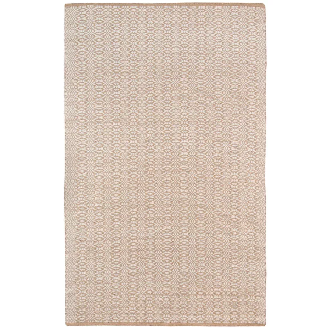 Zola Flat-Weave Geometric Jute Area Rug – Eco-Friendly, Handcrafted, Durable & Versatile Décor Piece