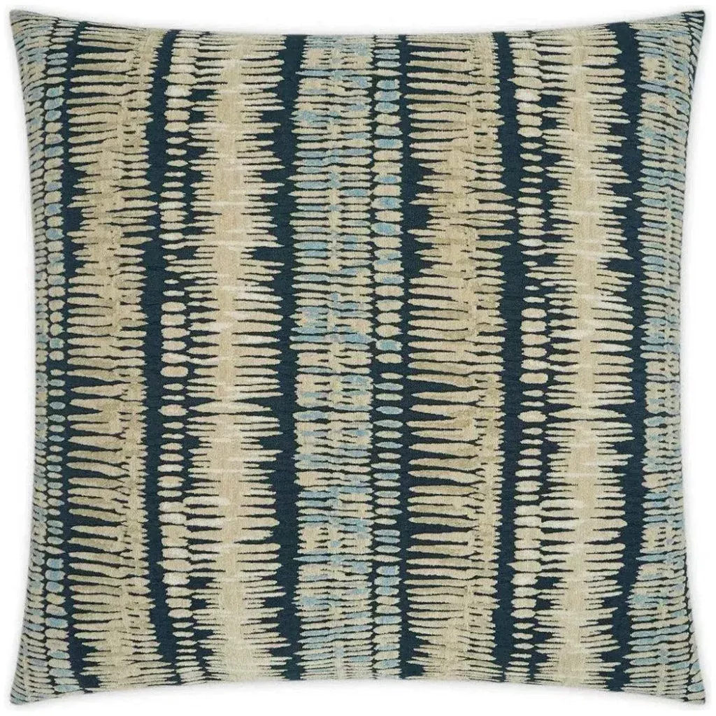 Zorro Indigo Blue Throw Pillow With Insert